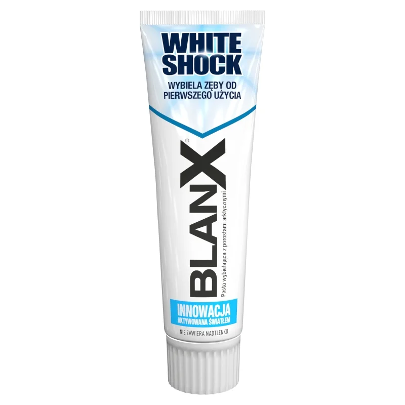 BlanX White Shock, wybielająca pasta do zębów, 75 ml