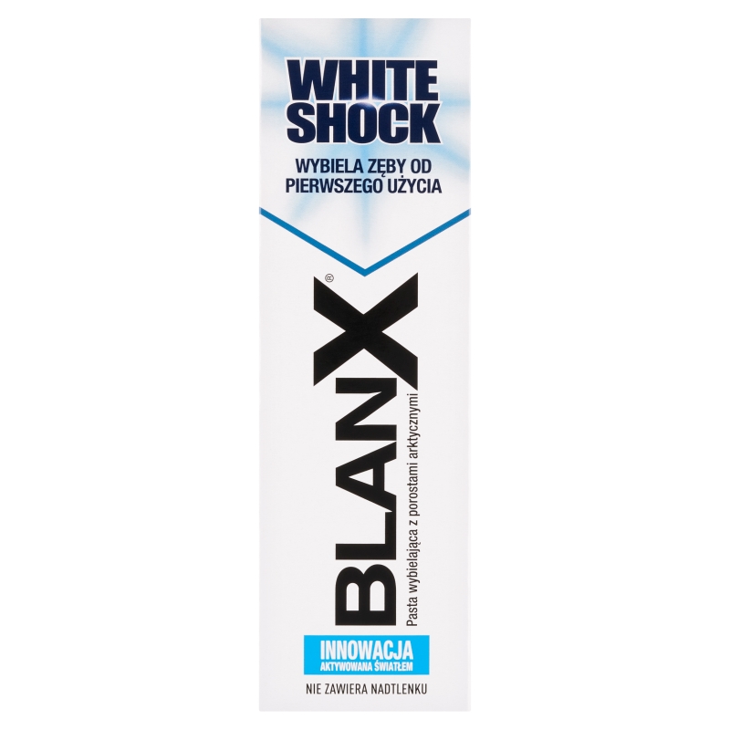 BlanX White Shock, wybielająca pasta do zębów, 75 ml