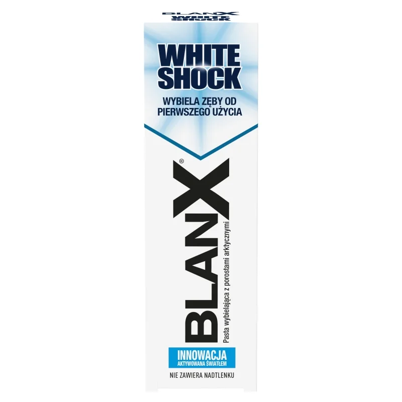 BlanX White Shock, wybielająca pasta do zębów, 75 ml