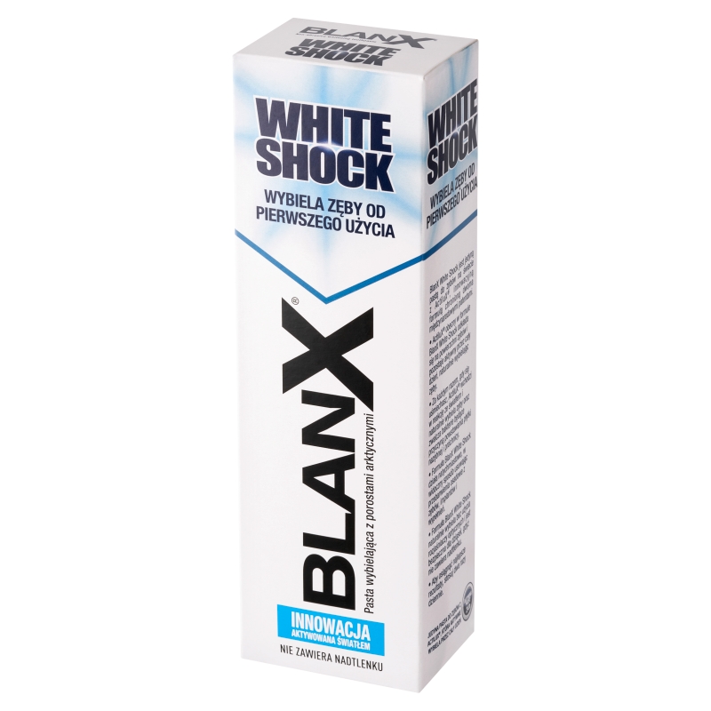 BlanX White Shock, wybielająca pasta do zębów, 75 ml