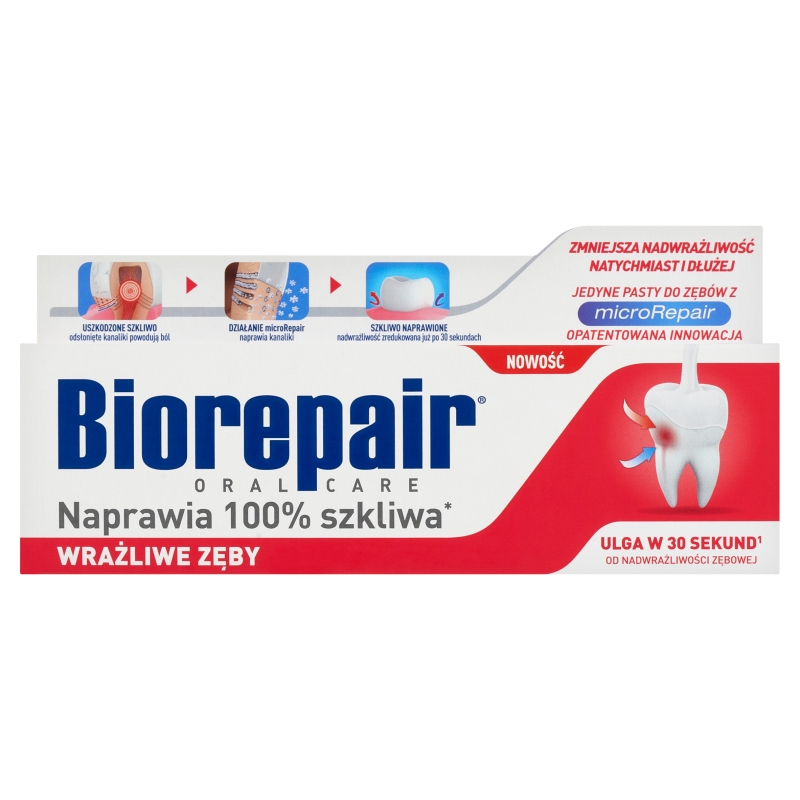 Biorepair Sensitive Teeth, pasta do zębów wrażliwych, 75 ml