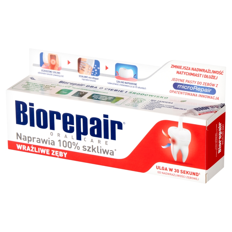 Biorepair Sensitive Teeth, pasta do zębów wrażliwych, 75 ml
