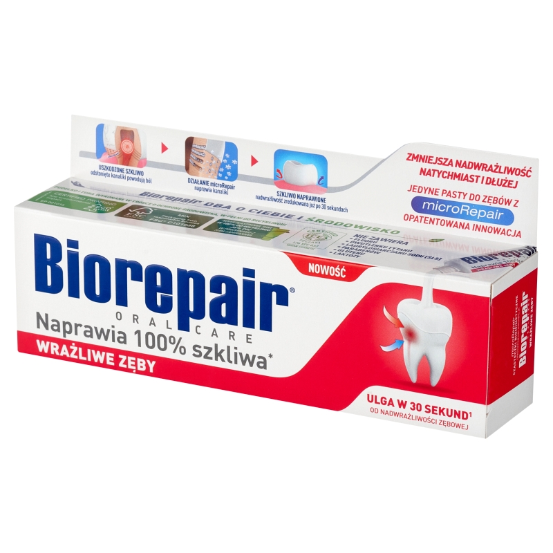 Biorepair Sensitive Teeth, pasta do zębów wrażliwych, 75 ml
