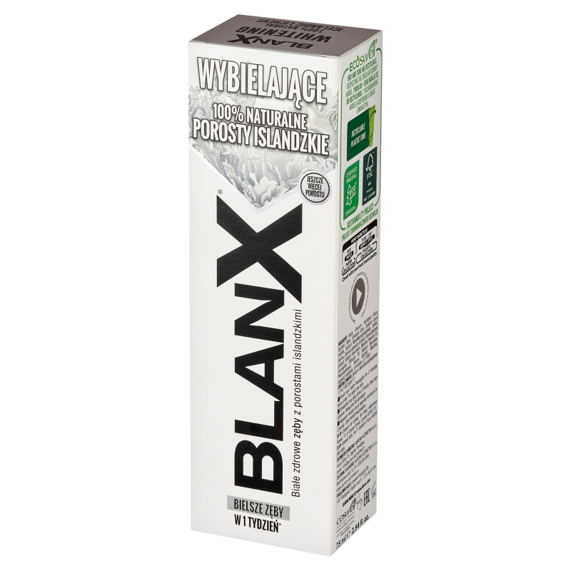 Blanx, pasta wybielająca z naturalnym porostem arktycznym, 75 ml
