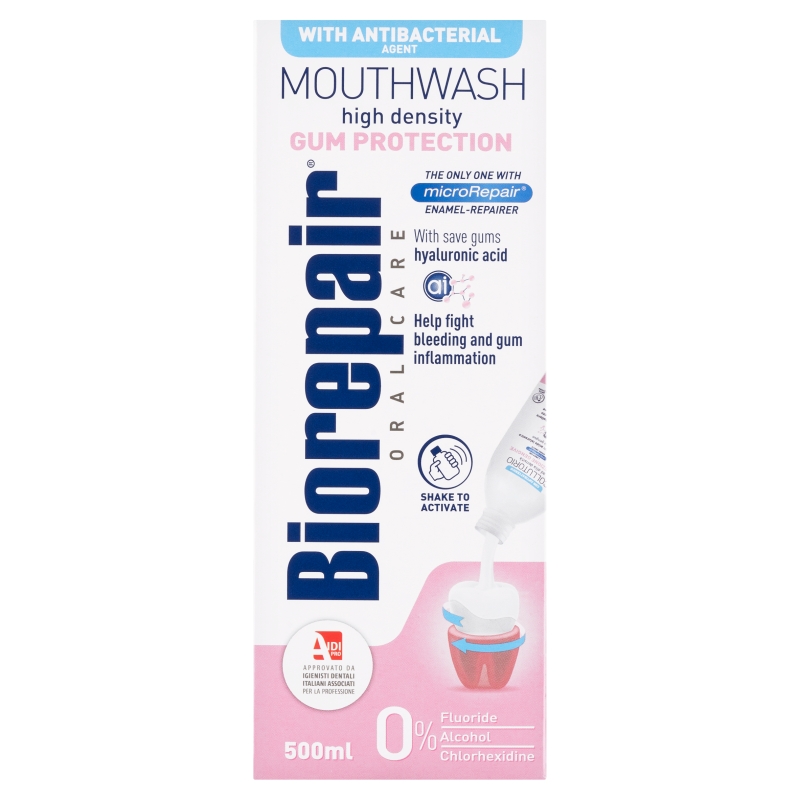 Biorepair Ochrona Dziąseł, płyn do płukania jamy ustnej, 500 ml