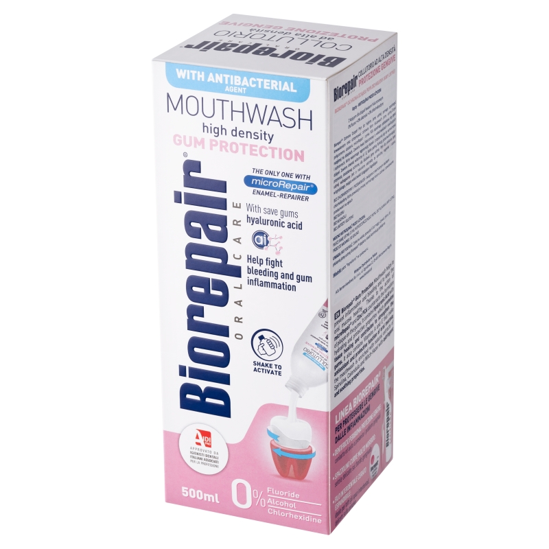 Biorepair Ochrona Dziąseł, płyn do płukania jamy ustnej, 500 ml