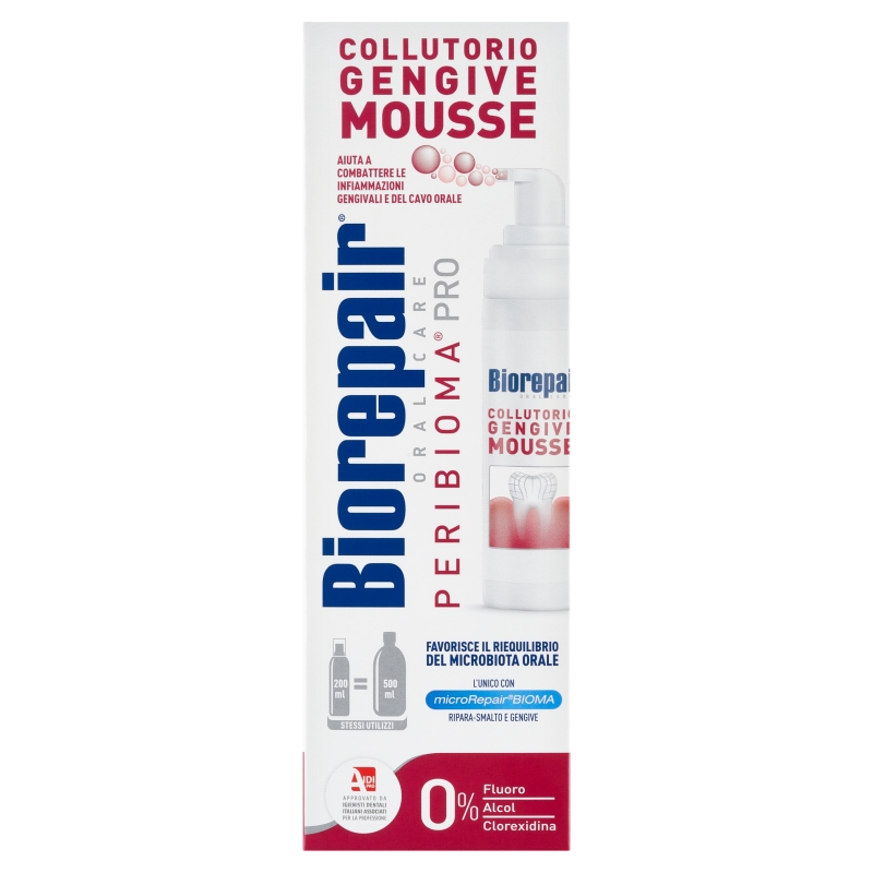 Biorepair Peribiom , pianka do higieny jamy ustnej, 200 ml