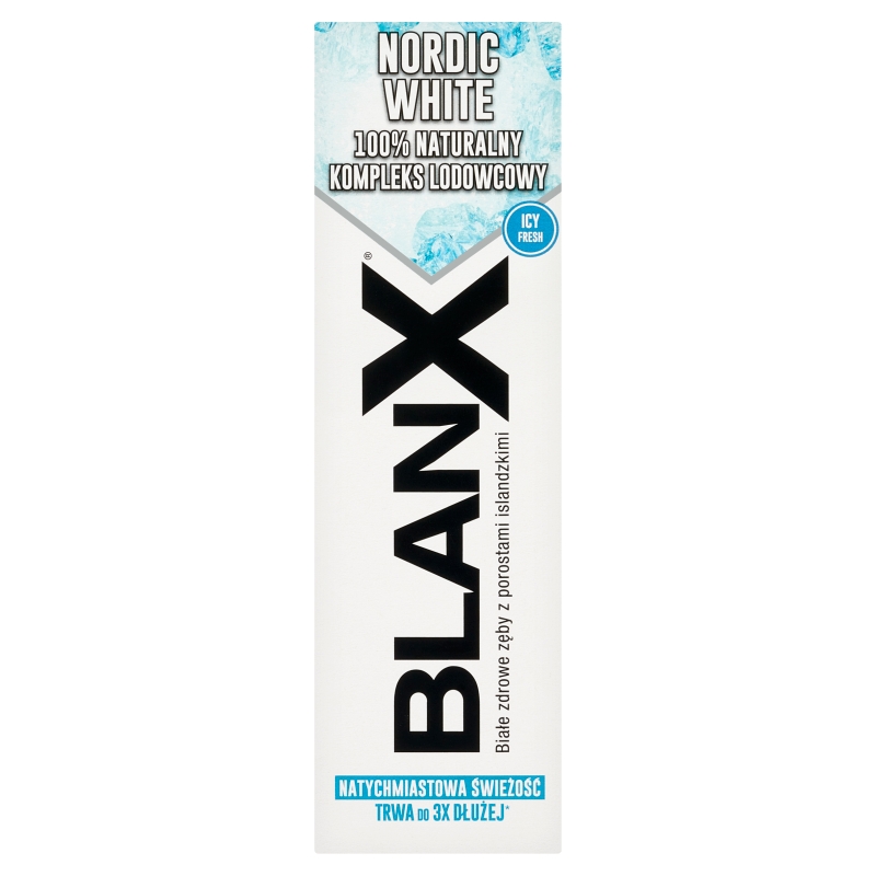 BlanX Nordic White, pasta do zębów wybielająca, 75 ml