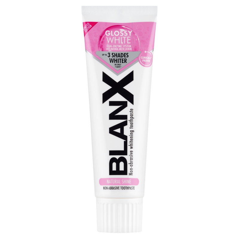 Blanx Glossy White, pasta do zębów wybielająca, 75 ml