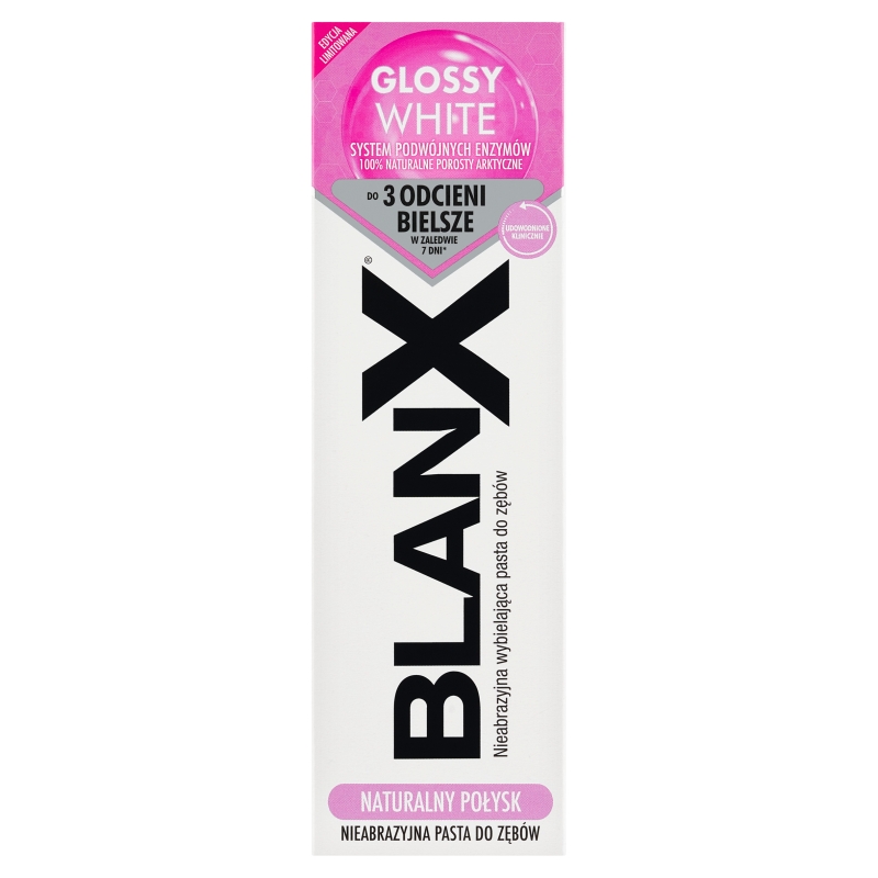 Blanx Glossy White, pasta do zębów wybielająca, 75 ml