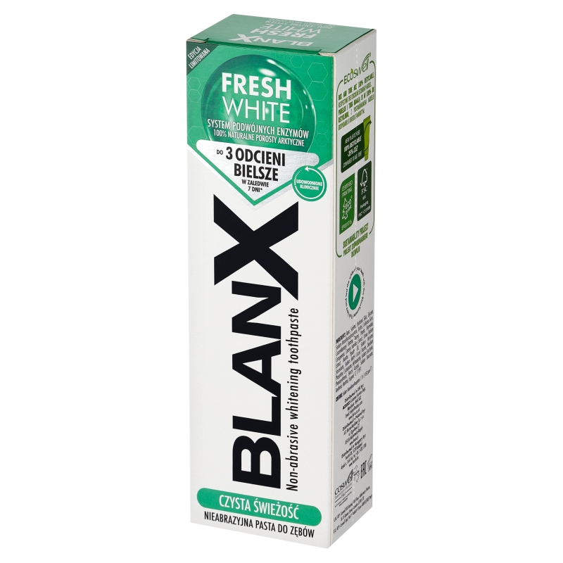 BlanX Fresh White, pasta do zębów wybielająca i odświeżająca, 75 ml