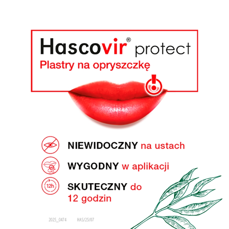 Hascovir Protect, 15 plastrów