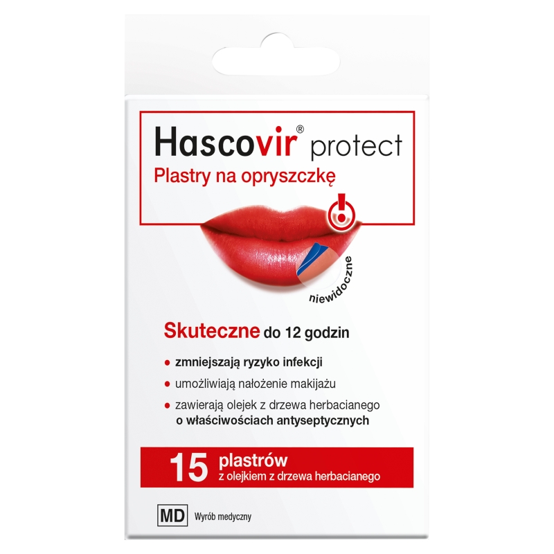 Hascovir Protect, 15 plastrów