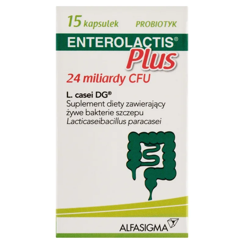 Enterolactis Plus, 15 kapsułek