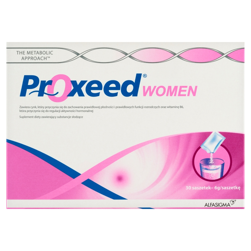 Proxeed Women  preparat zawierający składniki odżywcze potrzebne do utrzymania normalniej płodności u kobiet, 30 szt.
