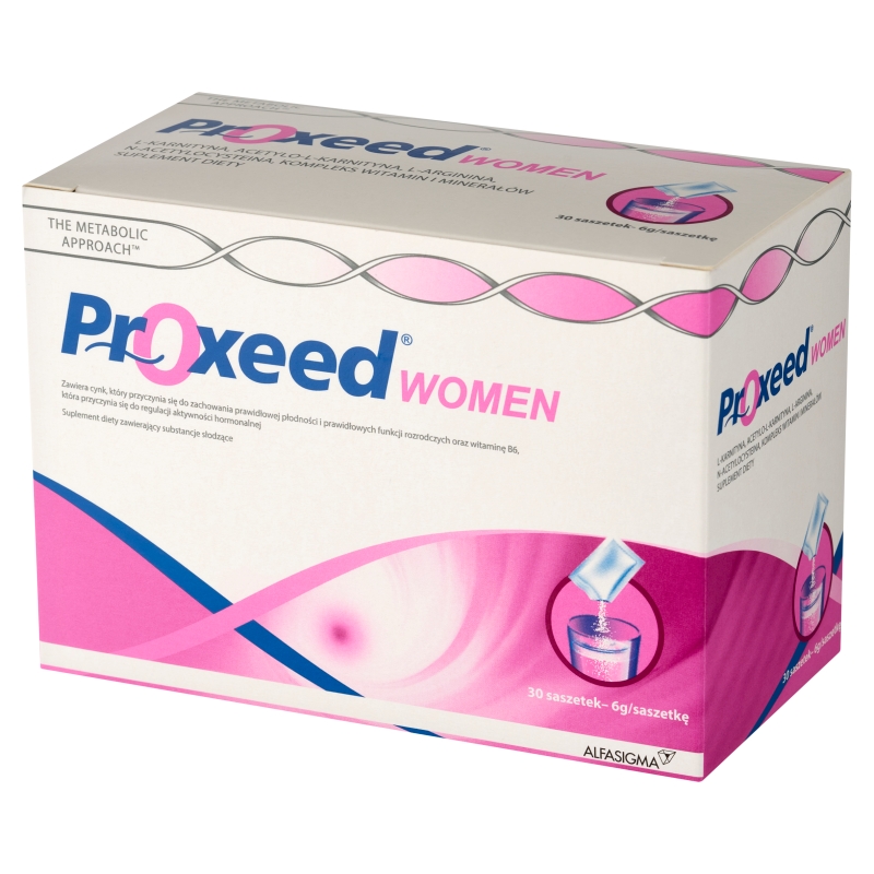Proxeed Women , preparat zawierający składniki odżywcze potrzebne do utrzymania normalniej płodności u kobiet, 30 szt.