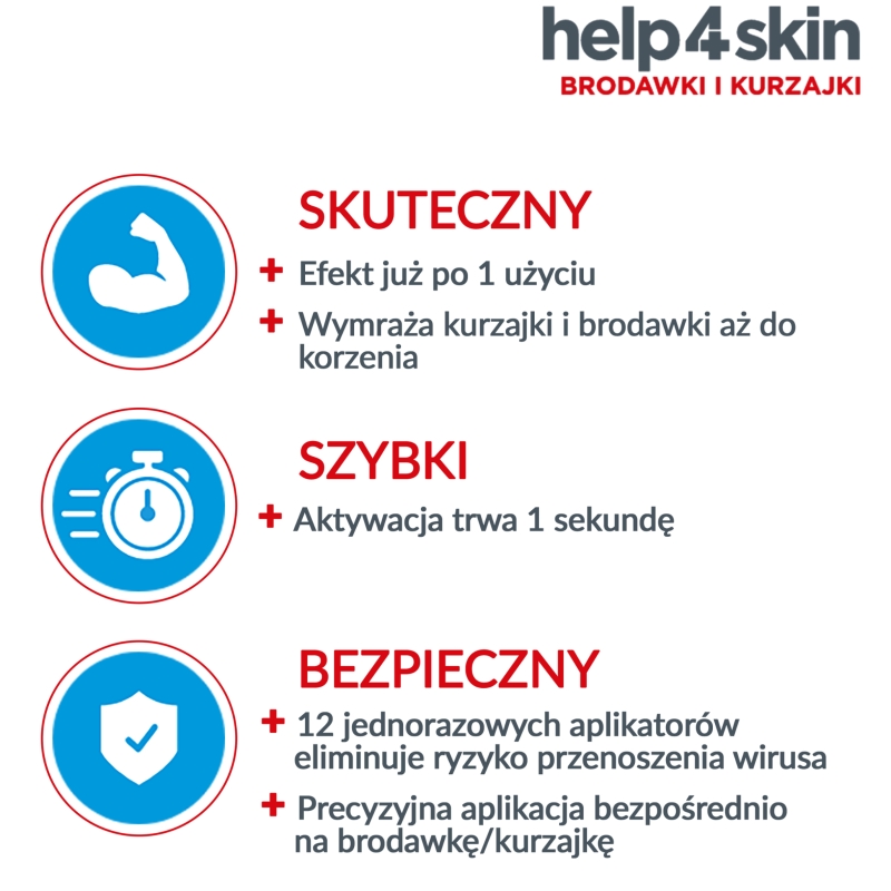 Help4Skin,  kurzajki i brodawki, 50 ml