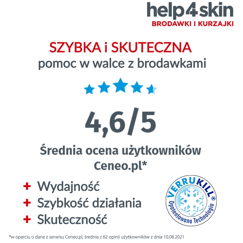 Help4Skin,  kurzajki i brodawki, 50 ml