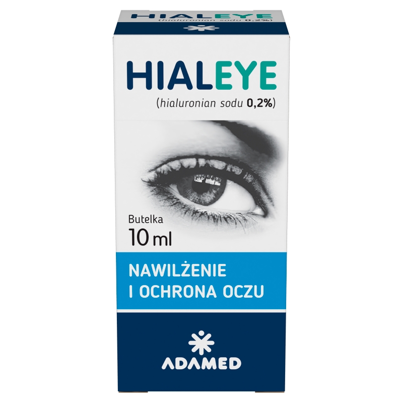 Hialeye 0,2%, krople nawilżające i ochronne do oczu, butelka 10 ml