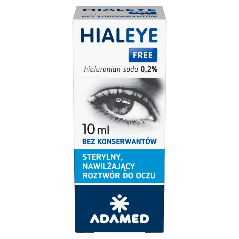 Hialeye Free 0,2% , roztwór, krople sterylne nawilżające do oczu, 10 ml