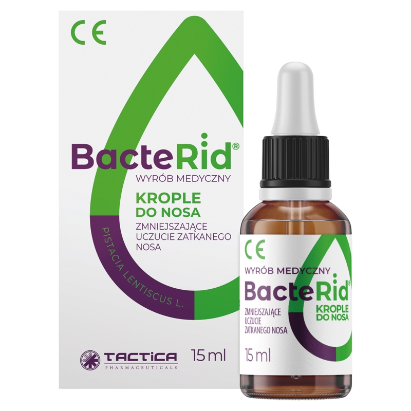Bacterid, krople do nosa, 15 ml