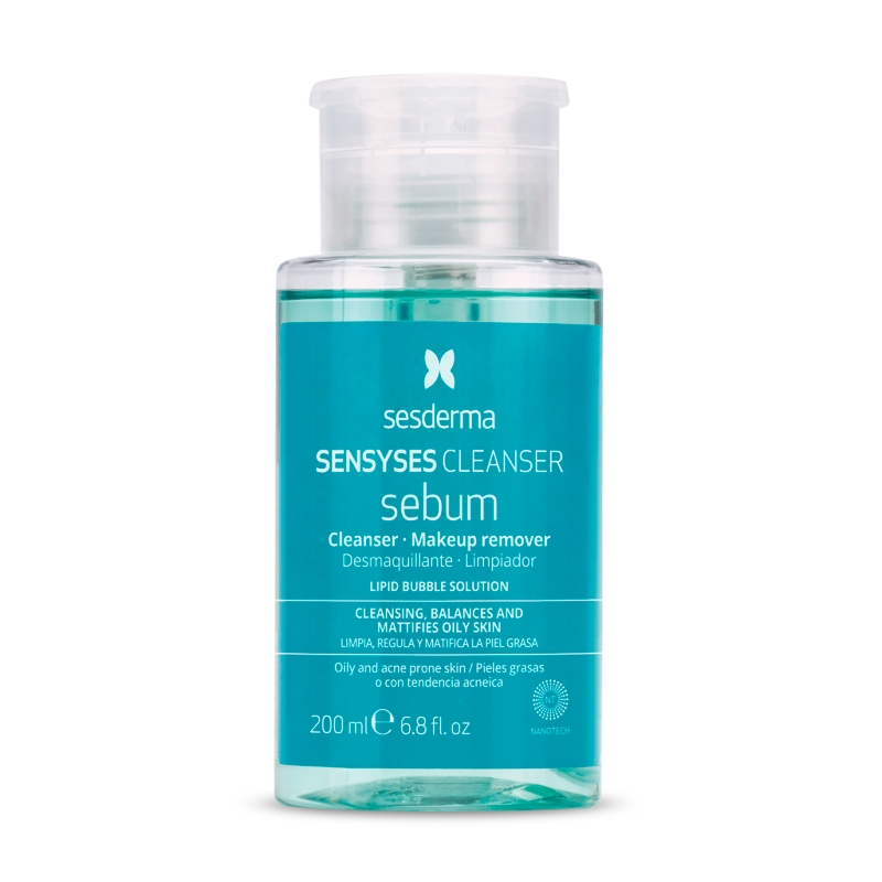 Sesderma Sensyses Sebum Cleanser, płyn do demakijażu, 200 ml