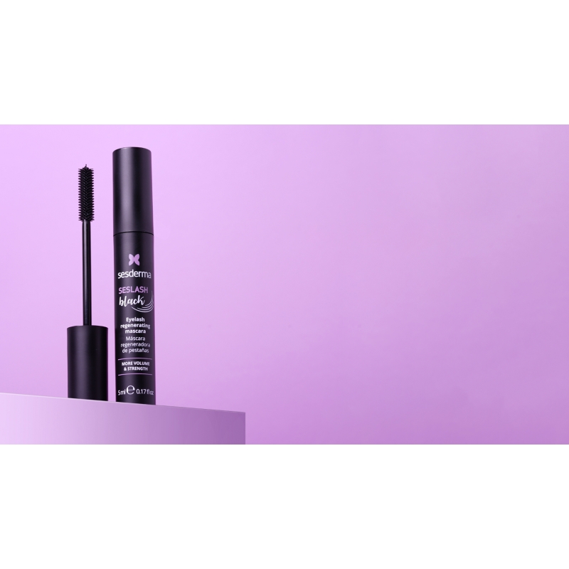 SESDERMA Seslash Black, tusz regenerujący do rzęs, 5 ml