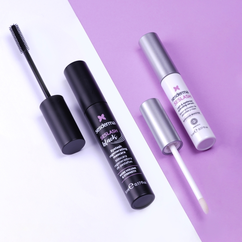 SESDERMA Seslash Black, tusz regenerujący do rzęs, 5 ml