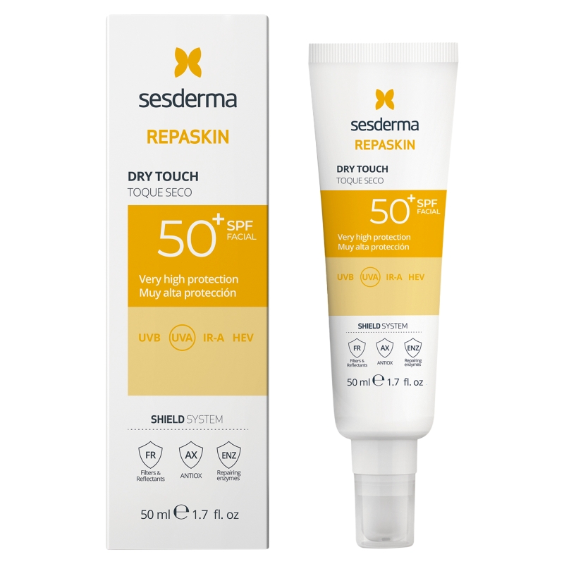 SESDERMA Repaskin DRY TOUCH krem ochronny, SPF 50, 50 ml