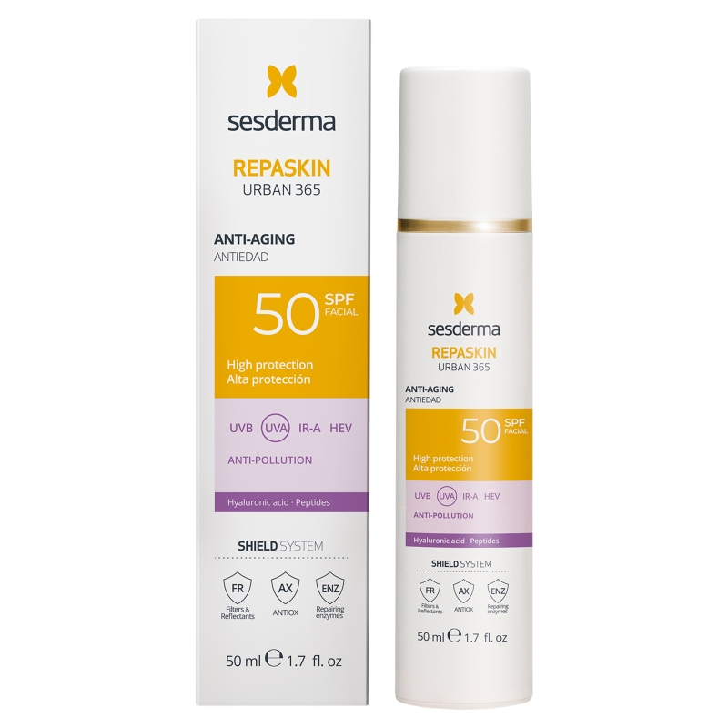 Sesderma Repaskin Urban 365 Anti-Aging krem przeciwstarzeniowy, SPF 50, 50 ml