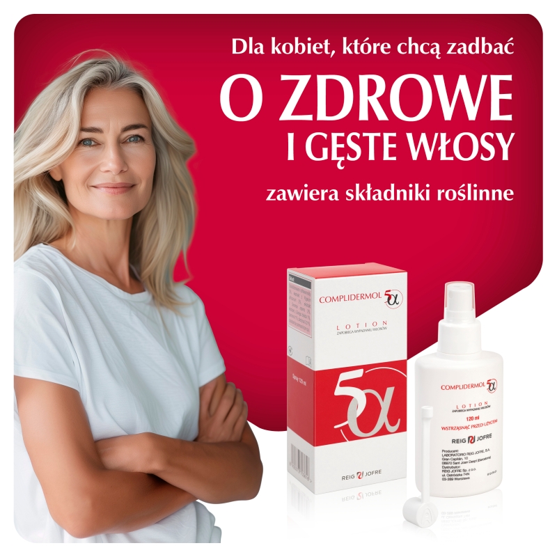 Complidermol 5alfa, lotion do włosów, 120 ml