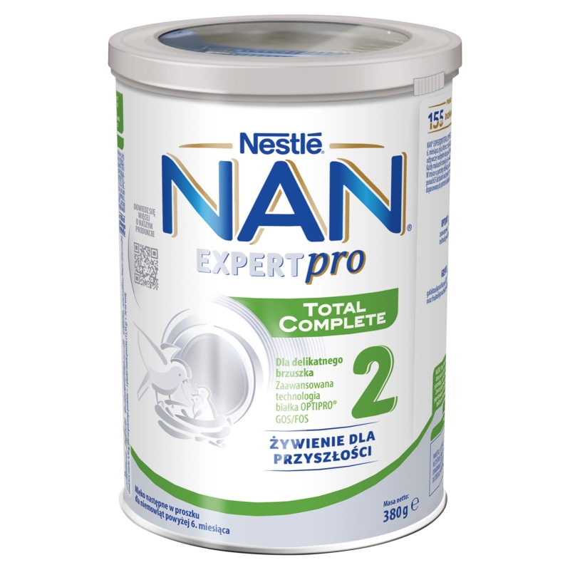 NAN Expert Pro Total Complete 2 mleko modyfikowane w proszku dla niemowląt powyżej 6 miesiąca życia, 380 g