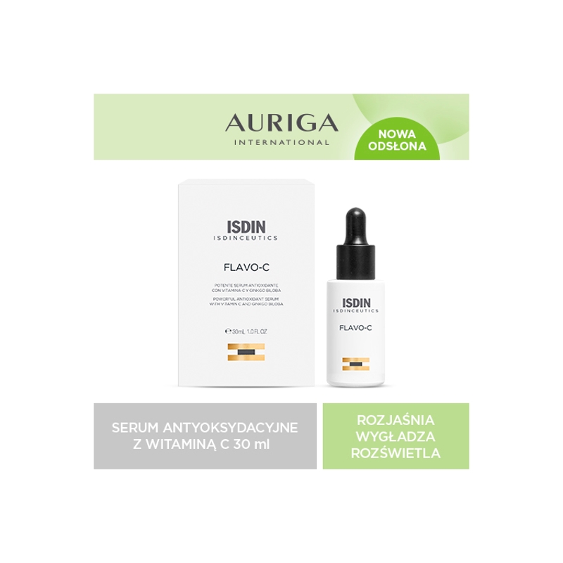 ISDIN FLAVO-C , serum antyoksydacyjne, 30 ml KRÓTKA DATA 31.07.2025