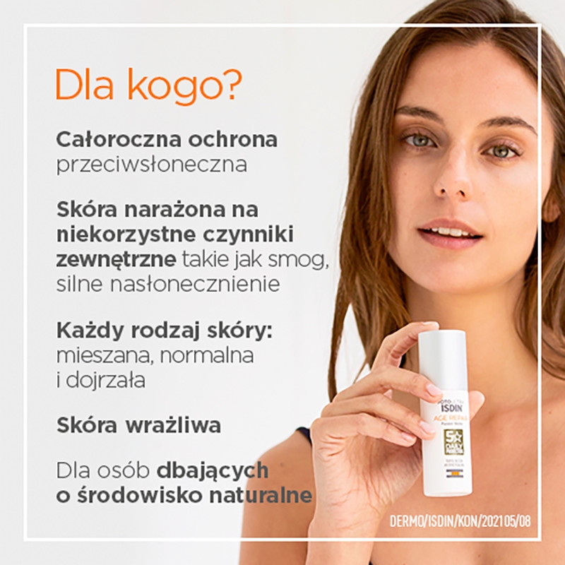 ISDIN Age Repair, krem SPF 50 o potrójnym działaniu, 50 ml