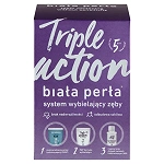Biała Perła Triple Action zestaw di wybielania zębów, żel -50 ml, płyn -100 ml, pasta -30 ml