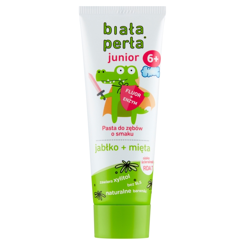 Biała Perła Junior, pasta do zębów dla dzieci 6+, 75 ml