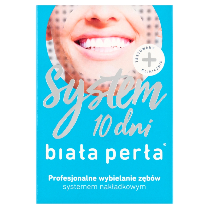 BIAŁA PERŁA , profesjonalne wybielanie zębów systemem nakładkowym, 10-dniowa kuracja