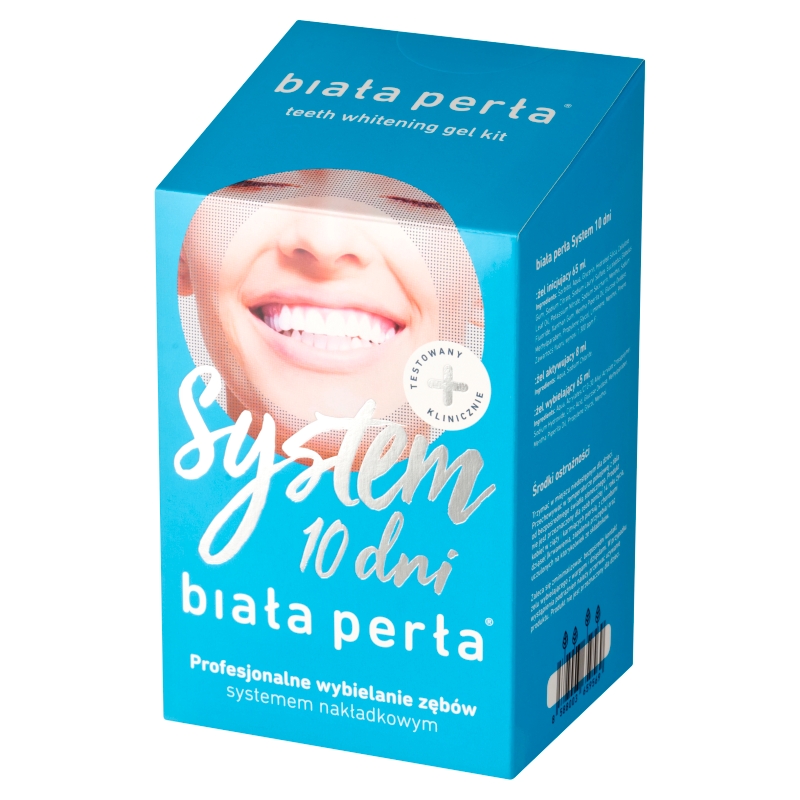 BIAŁA PERŁA , profesjonalne wybielanie zębów systemem nakładkowym, 10-dniowa kuracja