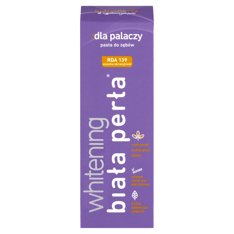 Biała Perła Pasta do zębów wybielająca dla palaczy, 75 ml