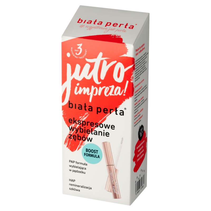 Biała Perła jutro impreza!, zestaw do wybielania w domu, 8 ml