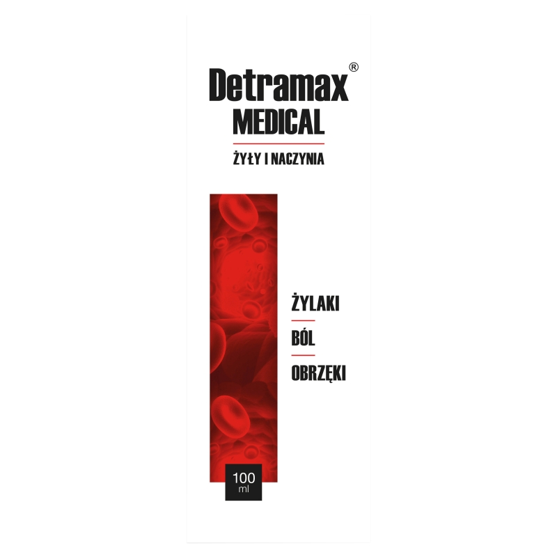 Detramax Medical Żyły i naczynia, żel, 100 ml