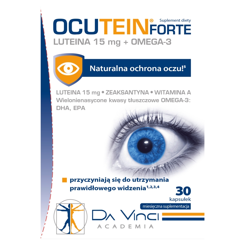 Ocutein Forte, kapsułki, 30 szt. KRÓTKA DATA 20.07.2025