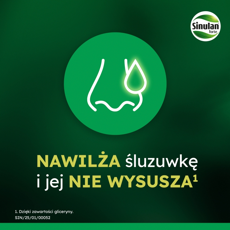 Sinulan Express Forte, aerozol udrażniający nos, łagodzący ból zatok, butelka 15 ml