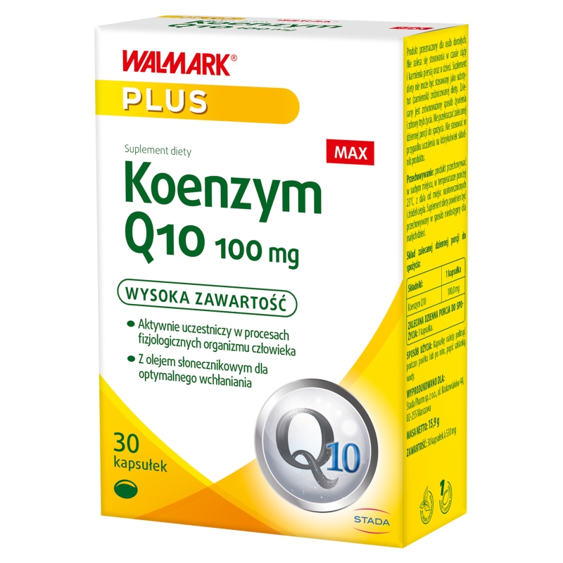 Koenzym Q10 , kapsułki z koenzymem, 30 szt.