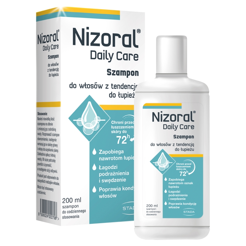Nizoral Daily Care, Szampon do włosów z tendencją do łupieżu, 200 ml