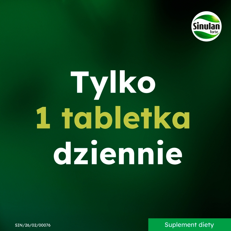 Sinulan Forte, 60 tabletek