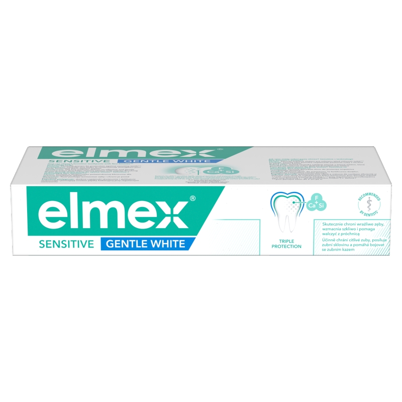 Elmex Sensitive Whitening pasta do zębów delikatnie wybielająca, 2 x75 ml