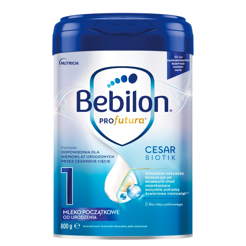 Bebilon Profutura CESAR BIOTIK 1, mleko początkowe od 1 dni życia, 800 g