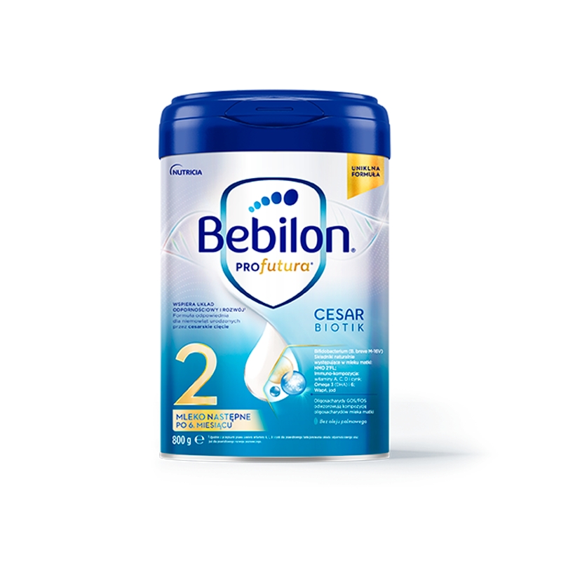 Bebilon Profutura CESAR BIOTIK 2, mleko następne po 6 miesiącu życia,  800 g