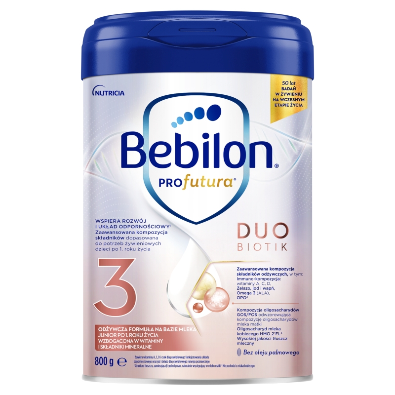 Bebilon Profutura DUO BIOTIK 3 , mleko modyfikowane powyżej 1. roku życia, 800 g